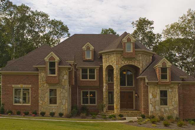 Front Exterior Photo image of Pontarion II House Plan